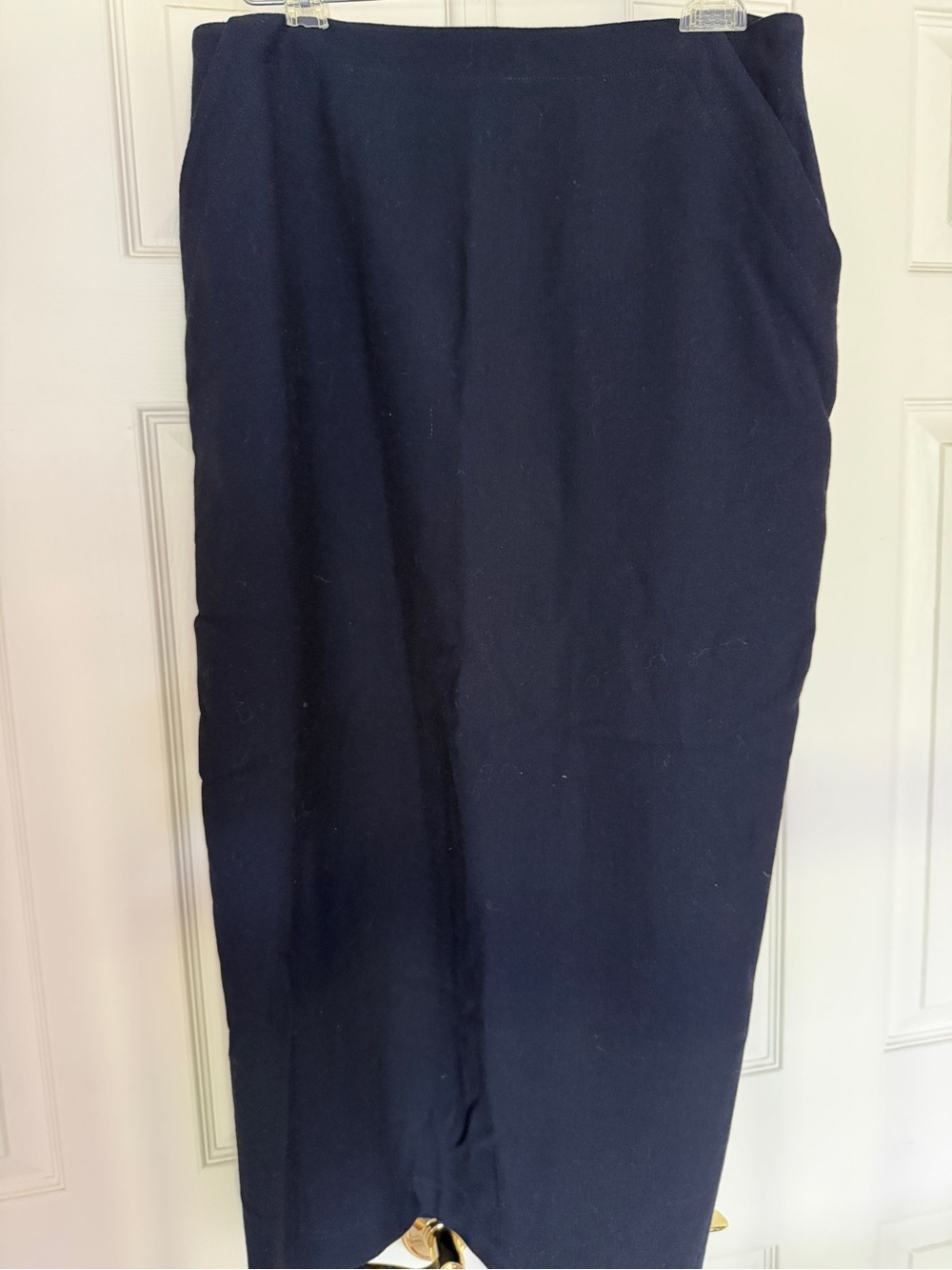 Ralph Lauren Navy Wool Midi Sailor Skirt - Picture 8 of 9